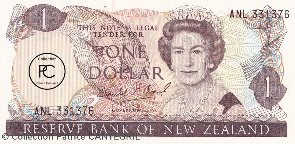 1989 Pick 169c 1 $ - Dollar néo-zèlandais Unc billets oceanie nouvelle zelande 1989 pick 169c 1 dollar neo zelandais unc