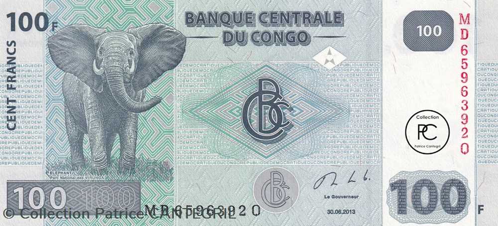 2013 Pick 98a 100 Francs Unc billets afrique republique du congo 2013 pick 98a 100 francs unc