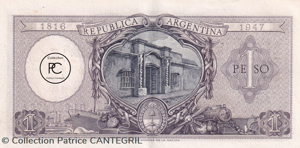 billets amerique du sud argentine 1952 pick260b 1 m n monnaie nationale de poids argentin sup