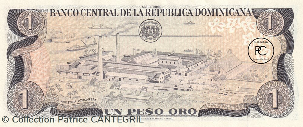 1 Peso Oro Banco Central de la República Dominicana 1988 Unc Pick 126c billets amerique centrale et caraibes republique dominicaine 1 peso oro banco central de la republica dominicana 1988 unc pick 126c