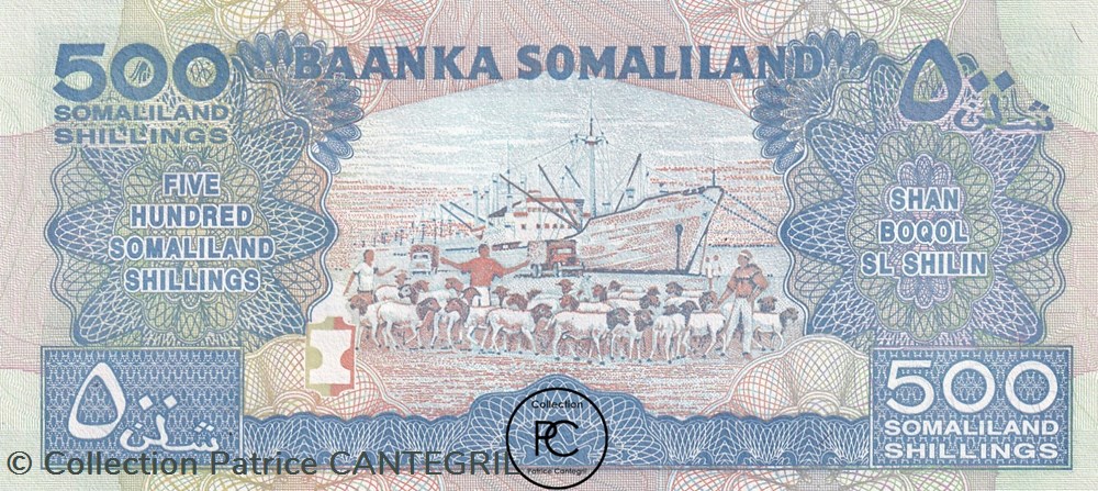 2011 Pick6h 500 Sh - Shilling somalilandais Unc billets afrique 2011 pick6h 500 sh shilling somalilandais unc