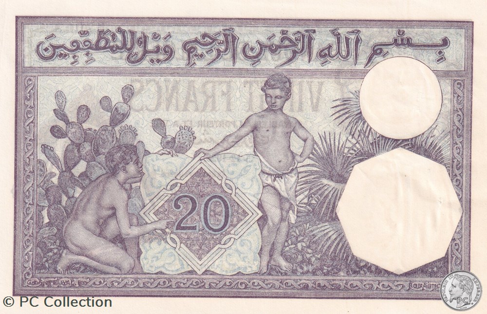 1928 Pick78b 20 Franc algérien 370 Spl billets afrique 1928 pick78b 20 franc algerien 370 spl