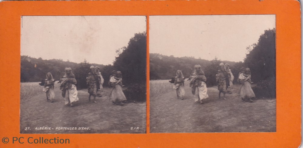 37-Algérie porteuses d'eau documents anciens chromos images 37 algerie porteuses eau