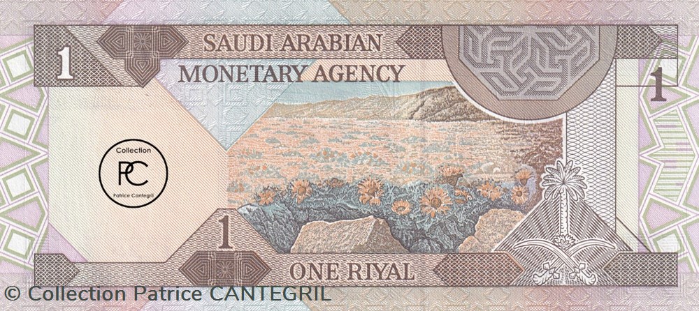1984 Pick21d 1 ر.س - Riyal saoudien Unc billets asie arabie saoudite 1984 pick21d 1 riyal saoudien unc