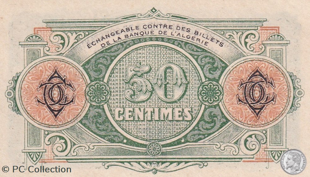 140-7- 7/11/1916 Constantine 50 Centimes Cdc Séries ANNULÉ billets afrique algerie 140 7 7 11 1916 constantine 50 centimes cdc series annule