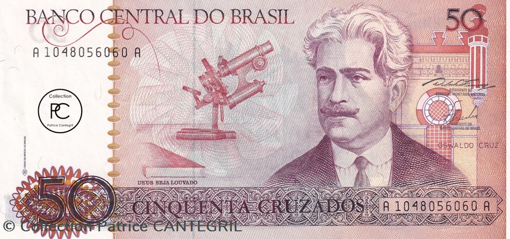 1986 Pick210a 50 Cruzado brésilien Unc billets amerique du sud 1986 pick210a 50 cruzado bresilien unc