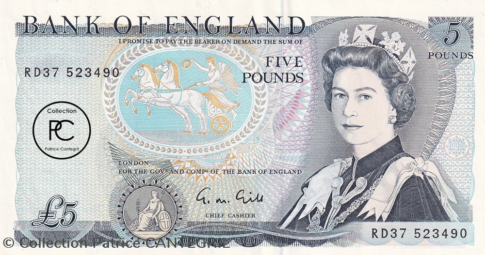 1988 Pick378f 5 £ - Livre sterling britannique Unc billets europe royaume uni 1988 pick378f 5 livre sterling britannique unc