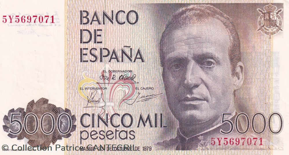 1979 Pick 160 5.000 Pesetas Banco de España Unc billets europe espagne 1979 pick 160 5 000 pesetas banco de espana unc