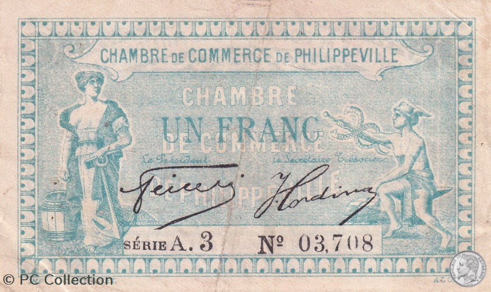 142-11- 24/1/1922 Philippeville 1 Franc Cdc Série A3 billets afrique algerie 142 11 24 1 1922 philippeville 1 franc cdc serie a3
