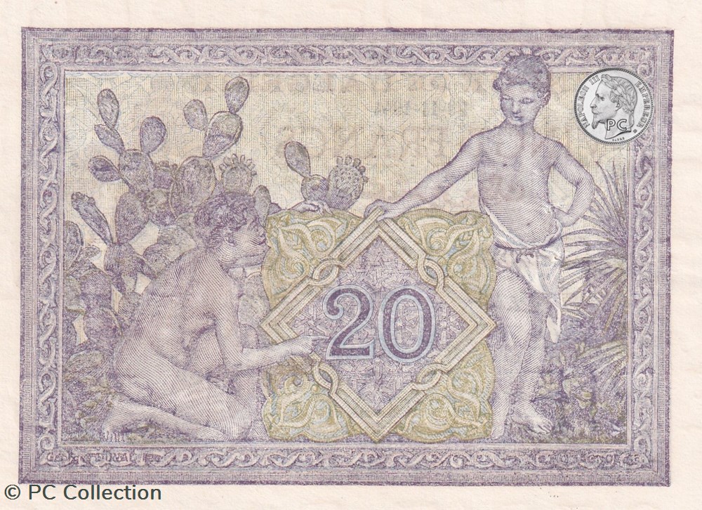 1944 Pick-92b.1 20 Franc algérien Spl (aunc) billets afrique 1944 pick 92b 1 20 franc algerien spl aunc