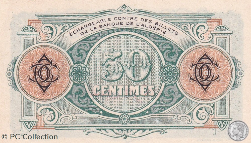 140-14- 1/12/1917 Constantine 50 Centimes Cdc Séries ANNULÉ billets afrique algerie 140 14 1 12 1917 constantine 50 centimes cdc series annule