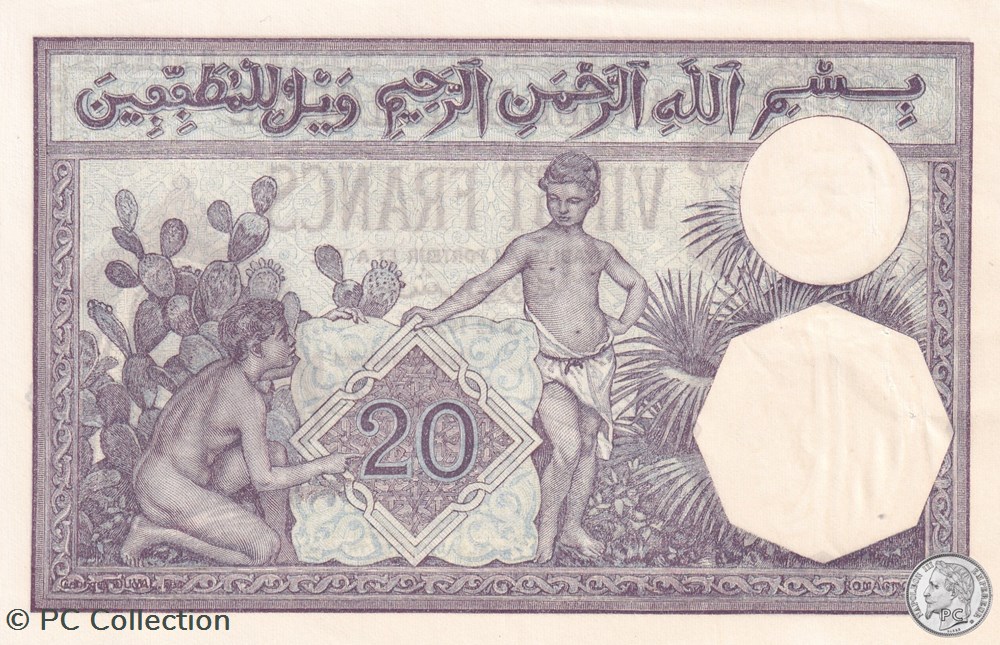 1928 Pick78b 20 Franc algérien 371 Spl billets afrique 1928 pick78b 20 franc algerien 371 spl