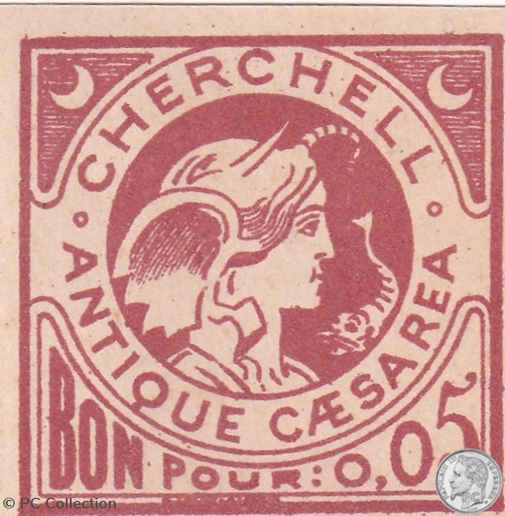 CHERCHELL 1 - 0,05 franc - 1915 billets afrique algerie cherchell 1 0 05 franc 1915