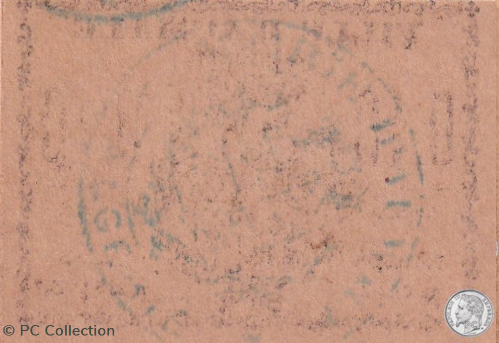 AUMALE 5 - 0,10 franc 1917 billets afrique algerie aumale 5 0 10 franc 1917