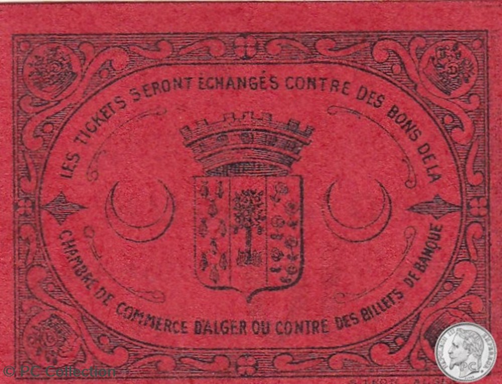 BLIDA 5 - 0,10 franc 1916 billets afrique algerie blida 5 0 10 franc 1916