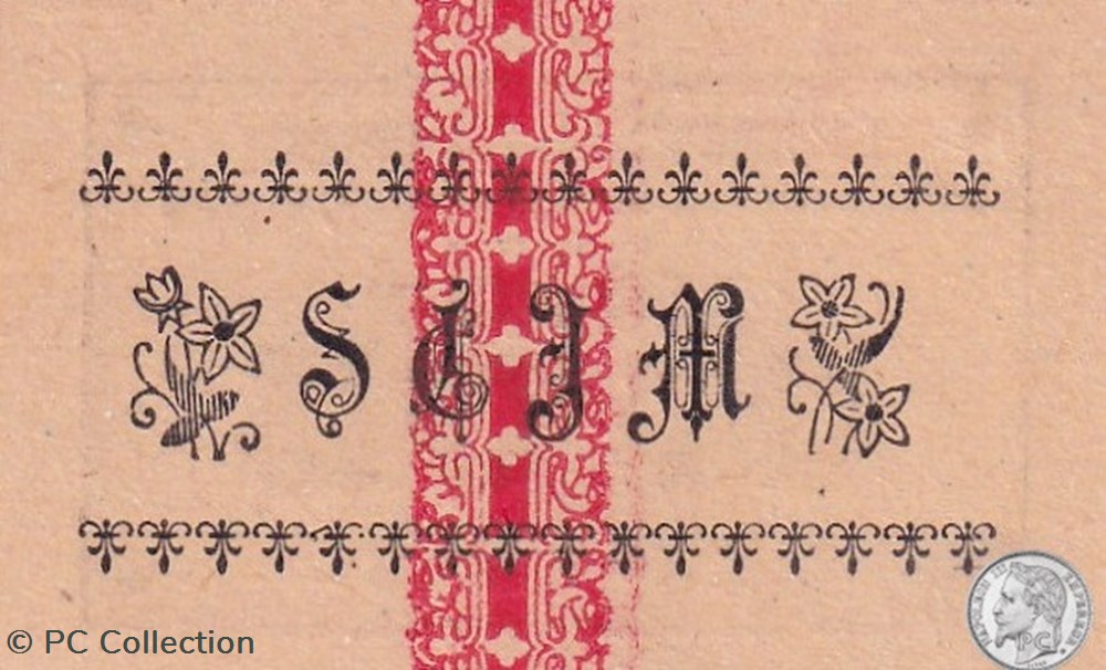 MOSTAGANEM 4 1916 5 Centimes (1) billets afrique algerie mostaganem 4 1916 5 centimes 1