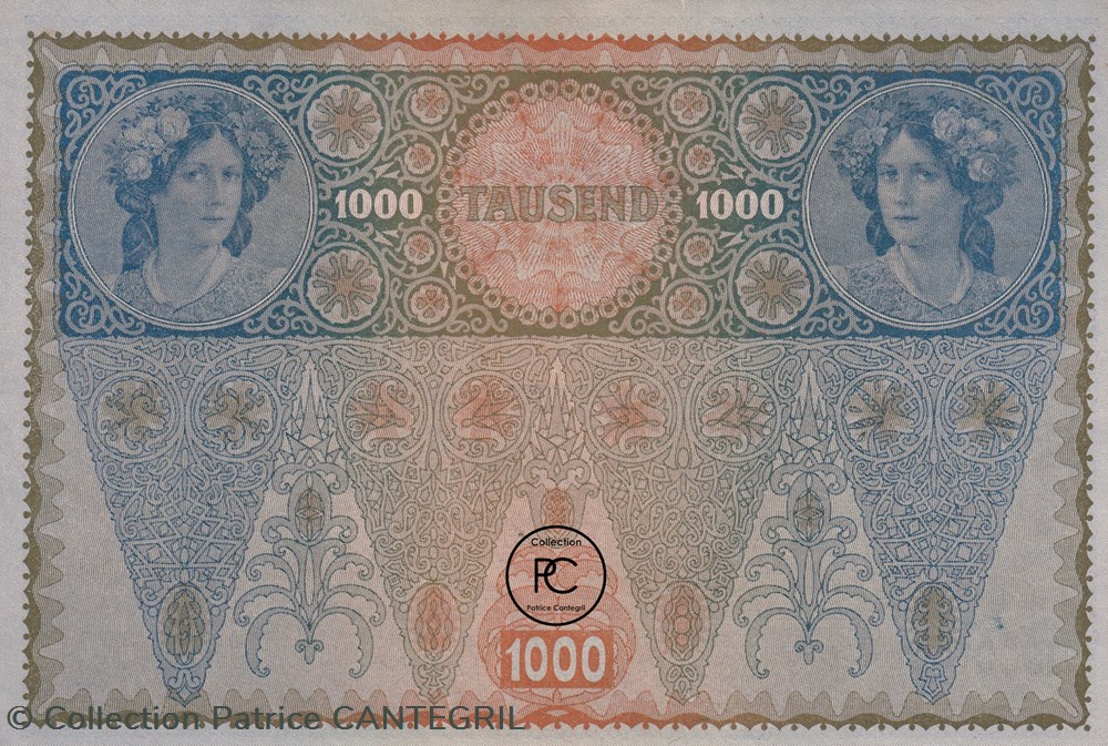 1902 Pick 8a surcharge rouge rare SPL billets europe autriche 1902 pick 8a surcharge rouge rare spl