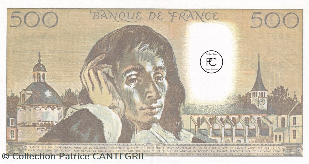 1992 362 Pick156i 500 ₣ - Franc français Unc billets europe france 1992 362 pick156i 500 franc francais unc