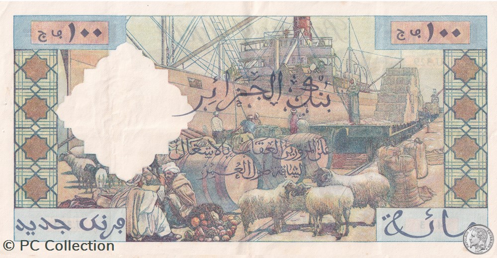 1961 Pick121b.3 100 Nouveaux Francs TTB+ billets afrique algerie 1961 pick121b 3 100 nouveaux francs ttb