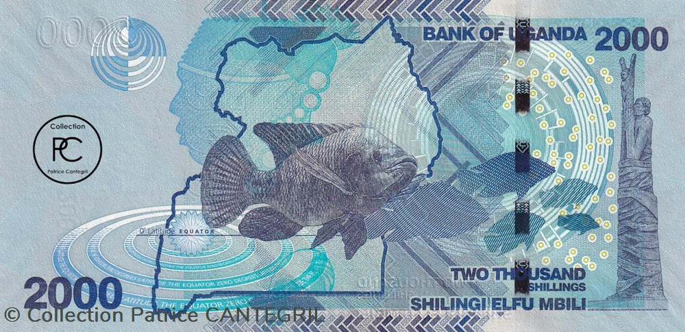 billets afrique 2010 pick50a 2 000 sh shilling ougandais unc