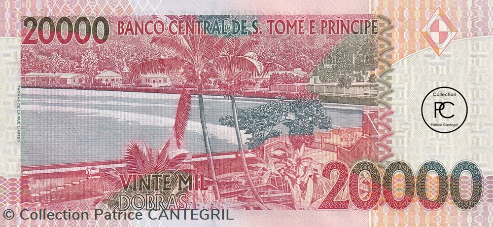2013 Pick67e 20 000 Db - Dobra santoméen Unc billets afrique sao et principe 2013 pick67e 20 000 db dobra santomeen unc