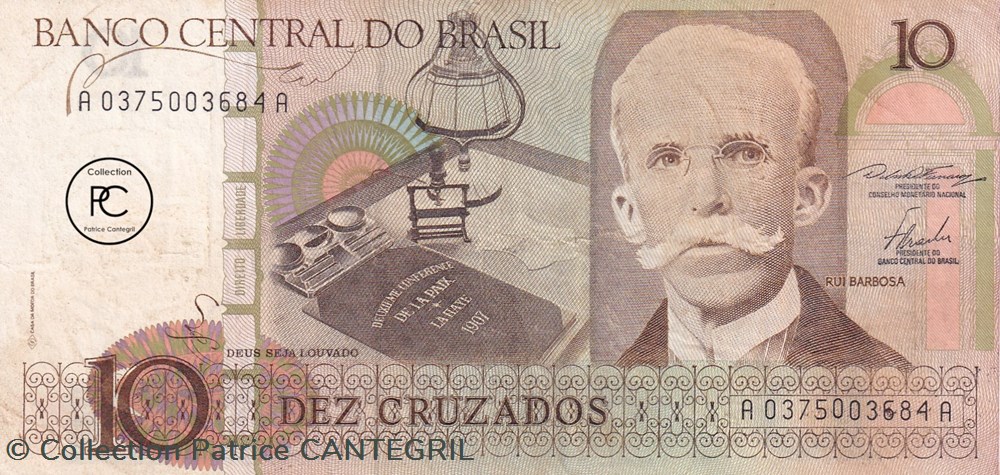1984 Pick203a 10 000 Cruzeiro brésilien Spl billets amerique du sud 1984 pick203a 10 000 cruzeiro bresilien spl