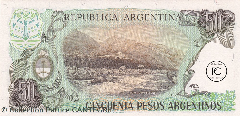 1983 Pick314a.1 50 $a - Peso argentin Unc billets amerique du sud argentine 1983 pick314a 1 50 a peso argentin unc