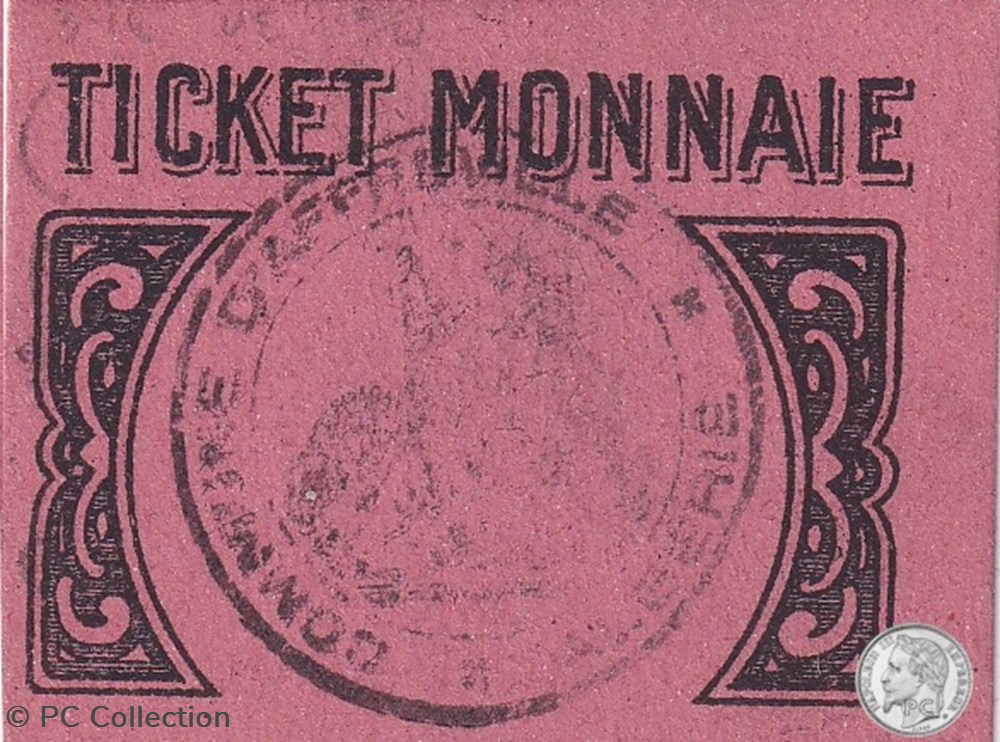 Affreville 1 - 0,05 franc - 07/10/1917 billets afrique algerie affreville 1 0 05 franc 07 10 1917