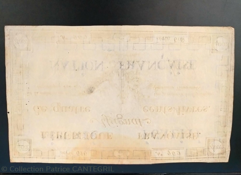 Assignat 400 Livres 1792 billet europe france assignat 400 livres 1792