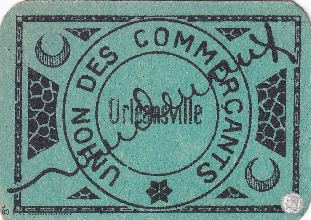 billets afrique algerie orleansville 12 0 25 franc 1916 1
