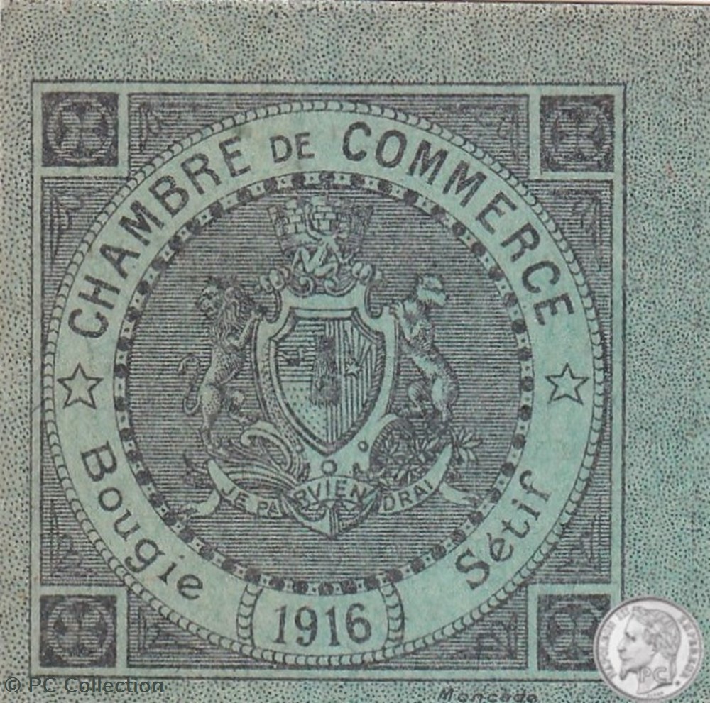 139-9- 1916- Bougie Sétif 5 Centimes Vert billets afrique algerie 139 9 1916 bougie setif 5 centimes vert