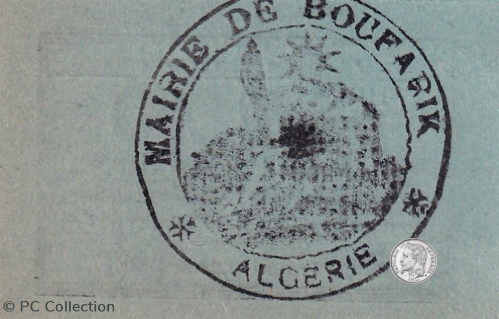 BOUFARIK 2 - 10 centimes -1916 (1) billets afrique algerie boufarik 2 10 centimes 1916 1