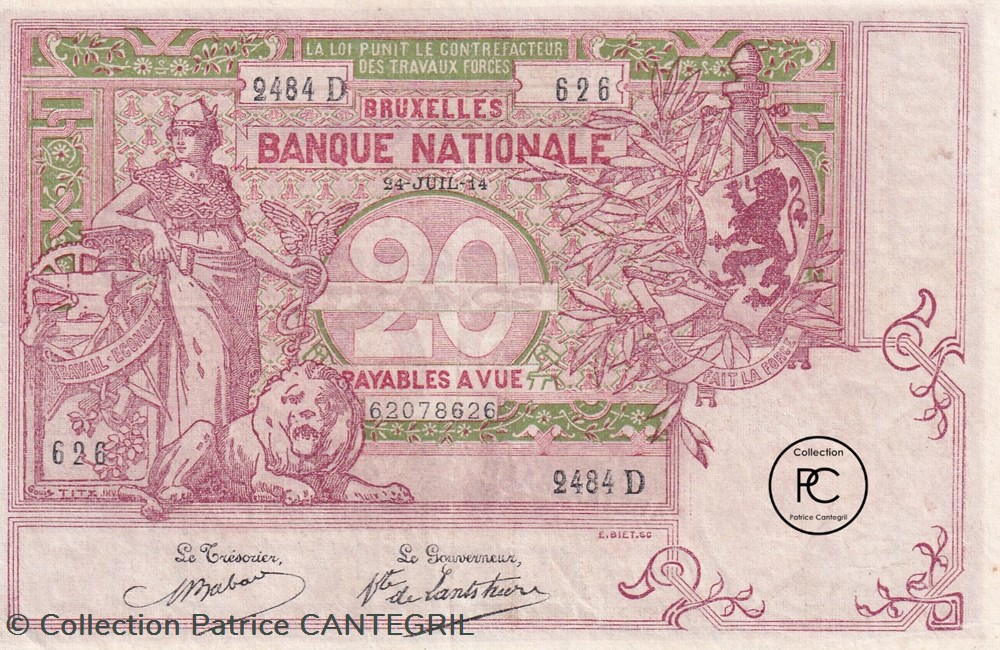1 billets europe belgique 1