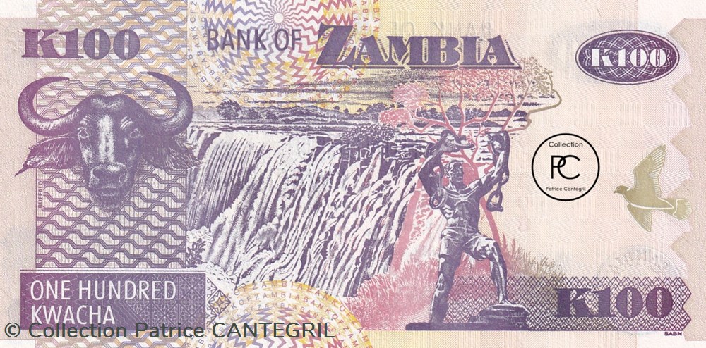 2003 Pick38d.2 100 ZK - Kwacha zambien Unc billets afrique 2003 pick38d 2 100 zk kwacha zambien unc