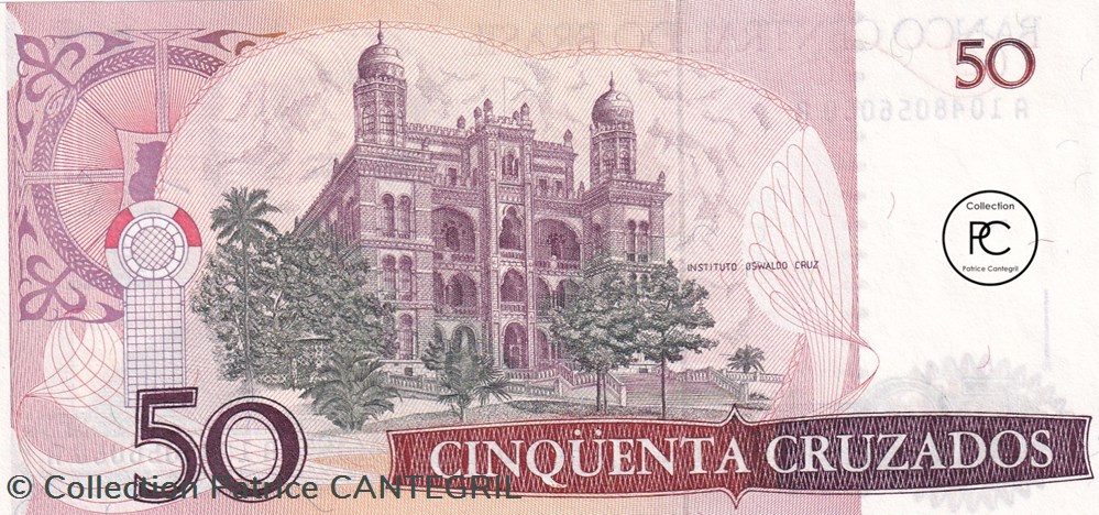 1986 Pick210a 50 Cruzado brésilien Unc billets amerique du sud 1986 pick210a 50 cruzado bresilien unc