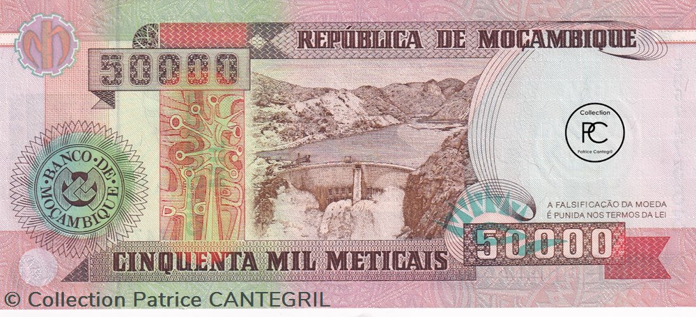 1993 Pick138 50 000 MTn - Metical mozambicain Unc billets afrique mozambique 1993 pick138 50 000 mtn metical mozambicain unc