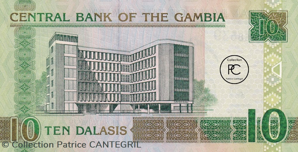 billets afrique 2013 pick26c 10 d dalasi gambien unc