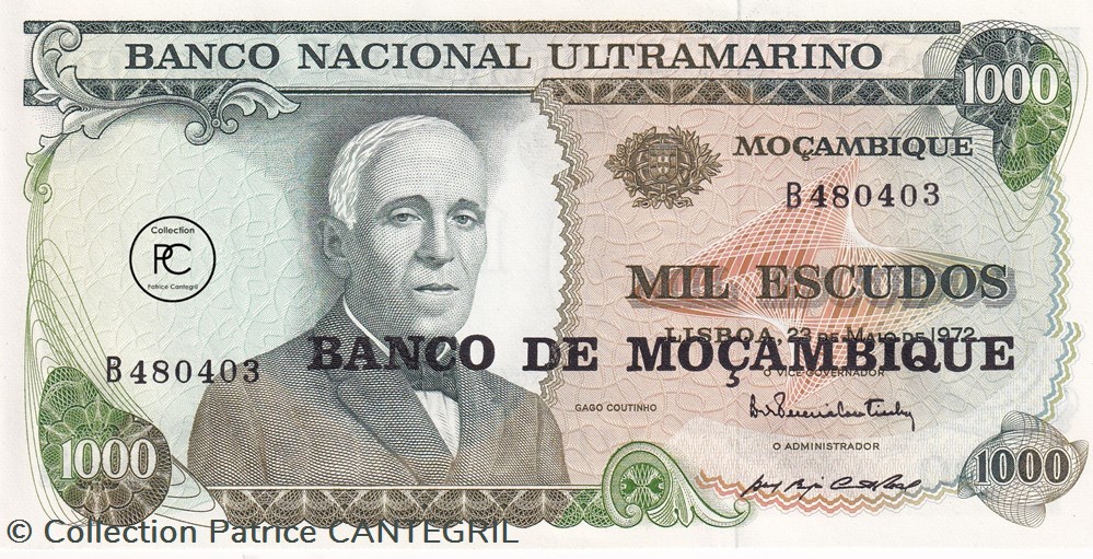 1976 Pick119a 1 000 Escudo mozambicains Unc billets afrique mozambique 1976 pick119a 1 000 escudo mozambicains unc
