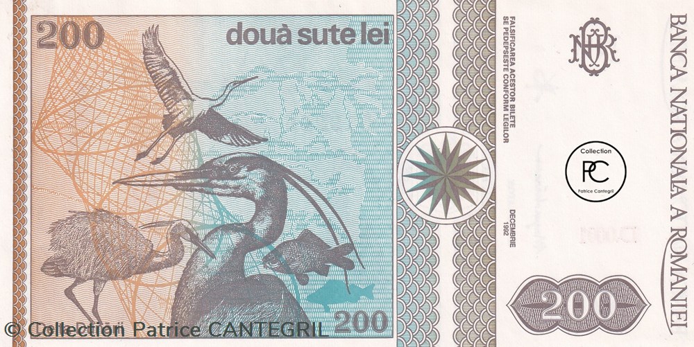 1992 Pick100a 200 L - Leu roumain Unc billets europe roumanie 1992 pick100a 200 l leu roumain unc