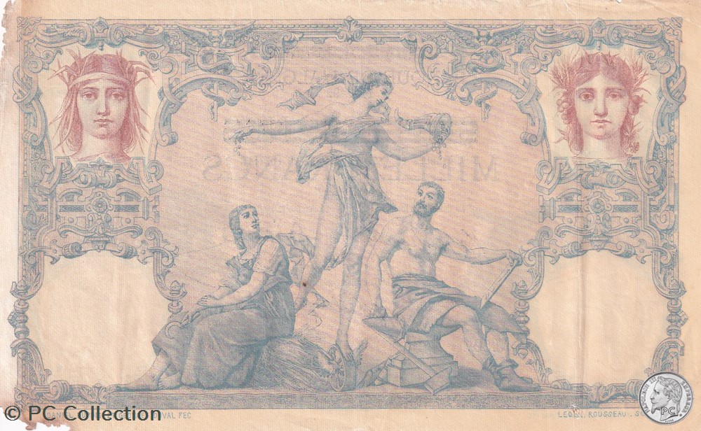 1942 Pick31 875 1 000 F - Franc tunisien état B+ billets afrique algerie 1942 pick31 875 1 000 f franc tunisien etat b