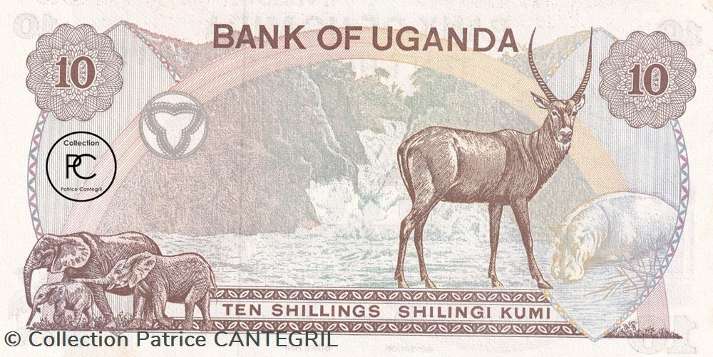 1979 Pick11b 10 Sh - Shilling ougandais Unc billets afrique 1979 pick11b 10 sh shilling ougandais unc