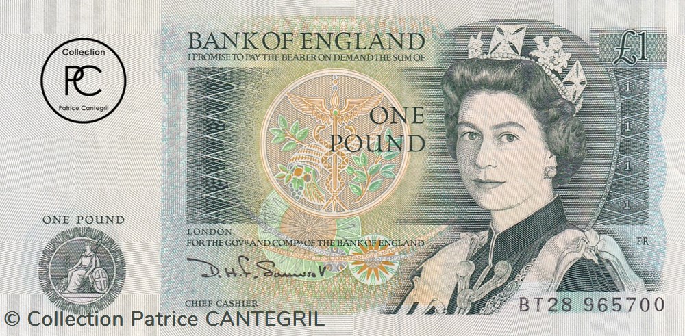 1984 Pick377b 1 £ - Livre sterling britannique Unc billets europe royaume uni 1984 pick377b 1 livre sterling britannique unc