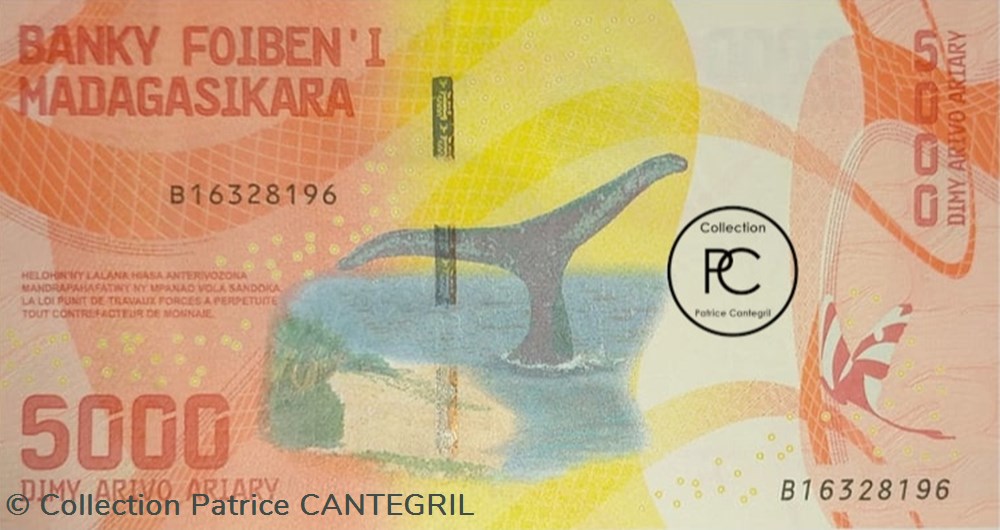 2017 Pick102a 5 000 Ar - Ariary malgache Unc billets afrique madagascar 2017 pick102a 5 000 ar ariary malgache unc