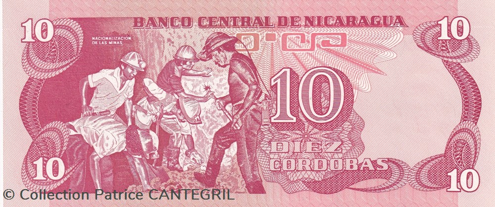 10 CórdobasBanco Central de Nicaragua 16.08.1979 Unc Pick 134 billets amerique centrale et caraibes 10 cordobasbanco central de nicaragua 16 08 1979 unc pick 134