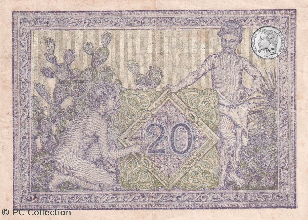 1944 Pick-92b.1 20 Franc algérien sup+ billets afrique 1944 pick 92b 1 20 franc algerien sup