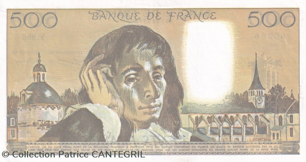 500 Francs Pascal 6.8.1992 Y .395 Neuf billets europe france 500 francs pascal 6 8 1992 y 395 neuf