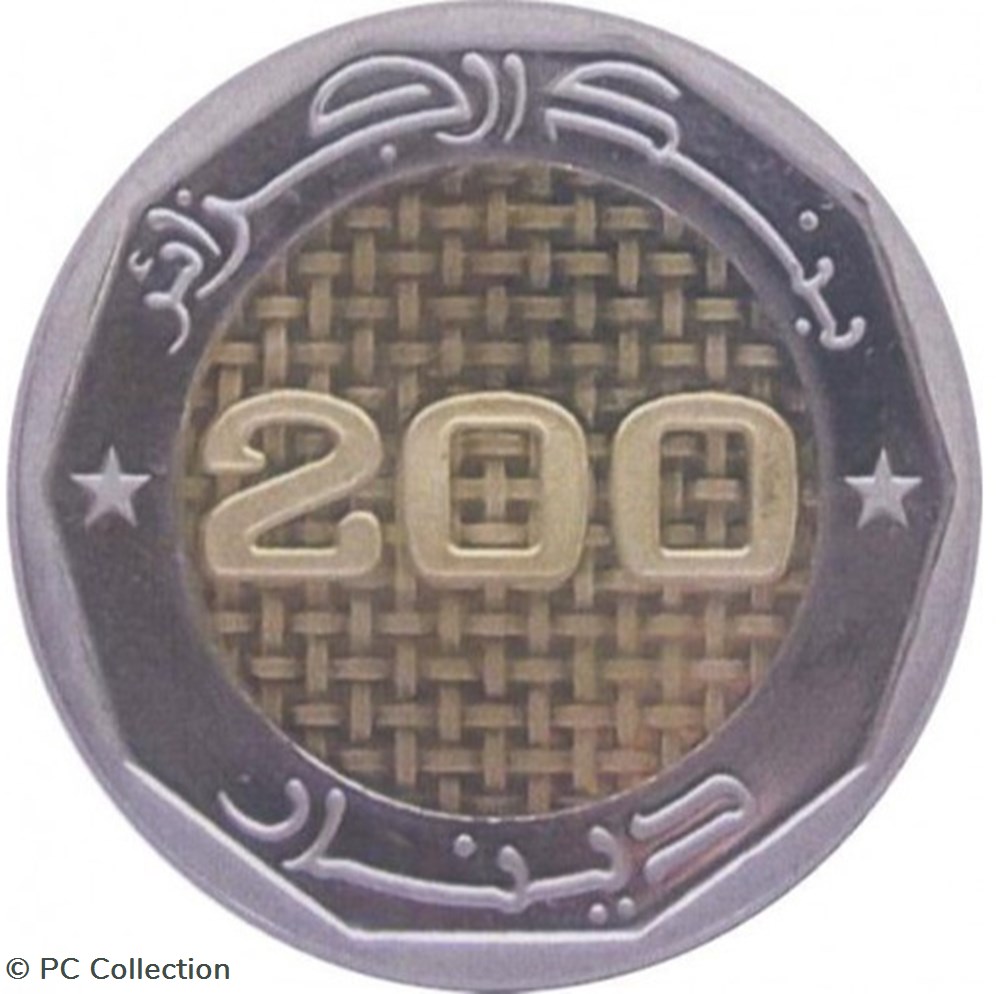 monnaies monde km 140 2012 200 dinars 50 ans de independance algerie 1