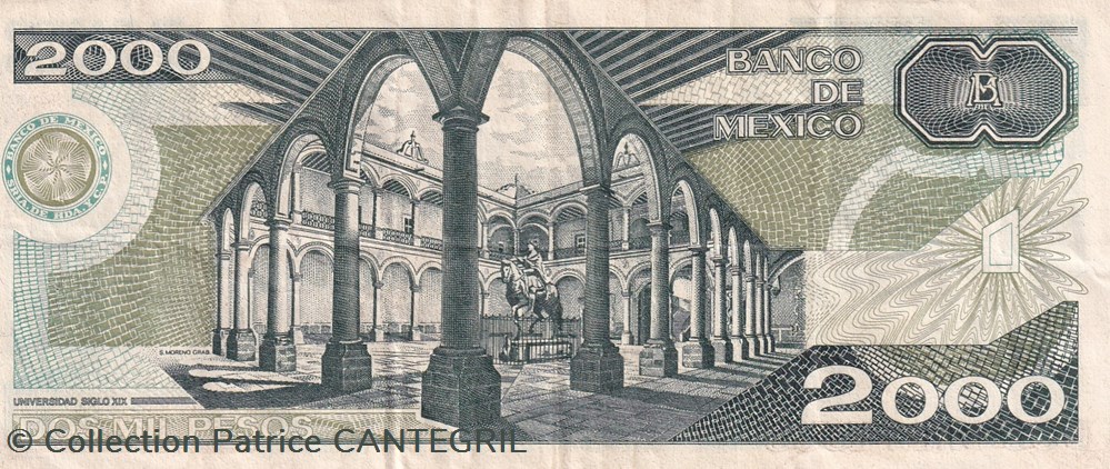 2.000 Pesos Banco de México 30 10 1984 Sup Pick 82c billets amerique du nord mexique 2 000 pesos banco de mexico 30 10 1984 sup pick 82c