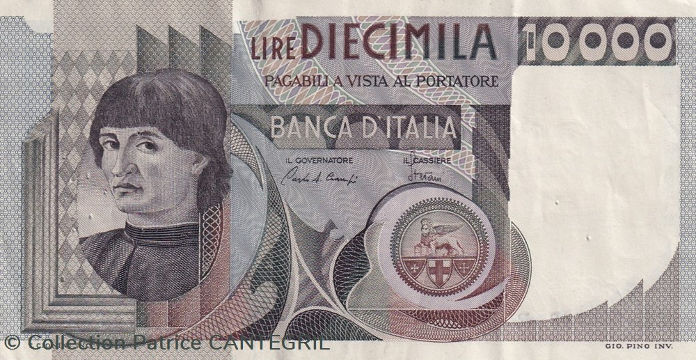 10.000 Lire Banca d'Italia 1976 TTB Pick 106a billets europe italie 10 000 lire banca italia 1976 ttb pick 106a