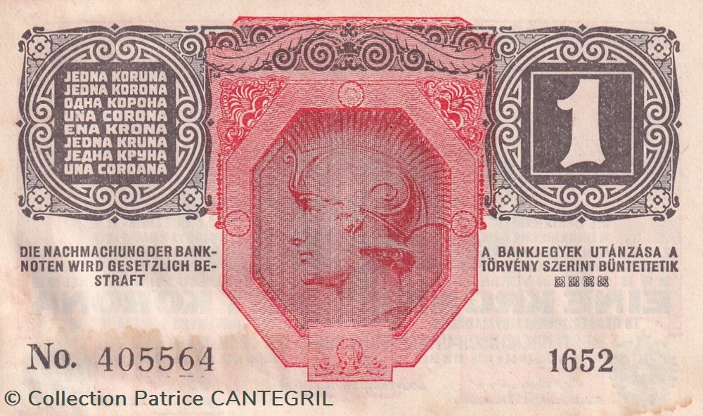 billets europe autriche 1916 pick 20 1 krone spl
